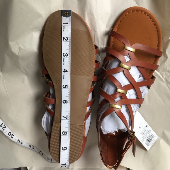 Women's Kerri Gladiator Sandals - brown/ cognac-B2 - Picture 5 of 7